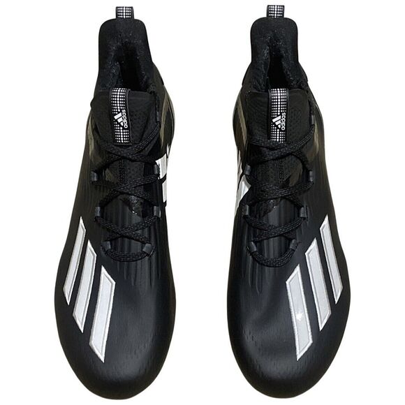 Adidas adizero 8.0 football cleats Black White FX1248 MENS SIZE 14 - Picture 2 of 6